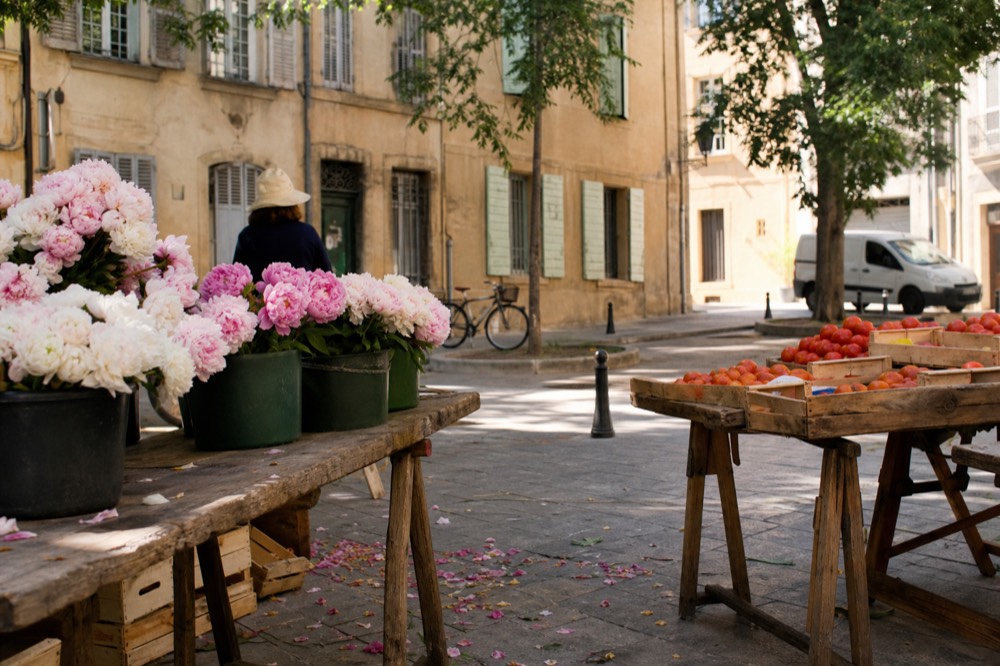 Glasses of pale rosé on a cellar tasting table in Provence, no text, no logos, no people